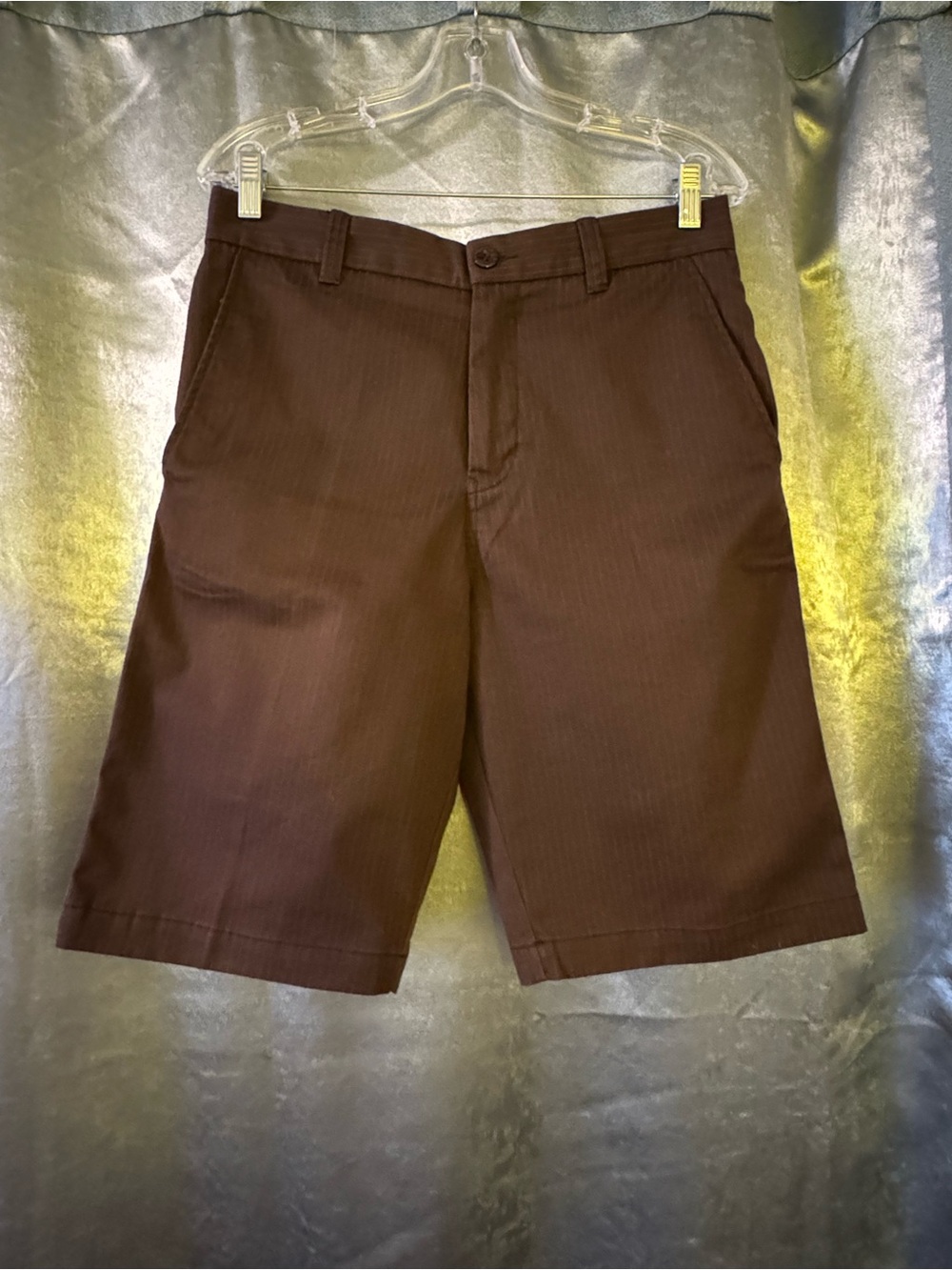 Fox Men's Dark Brown Flat-Front Shorts